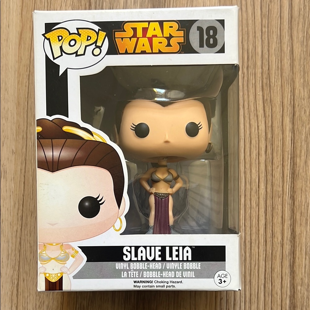 Funko Pop! Star Wars #18 Slave Leia Black Box Vaulted Vinyl Figure